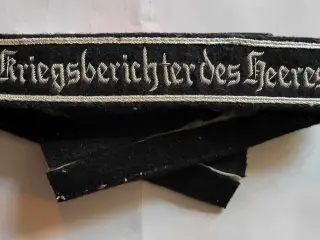 WW2 - Ærmestribe/bånd, Kriegsberichter des heeres