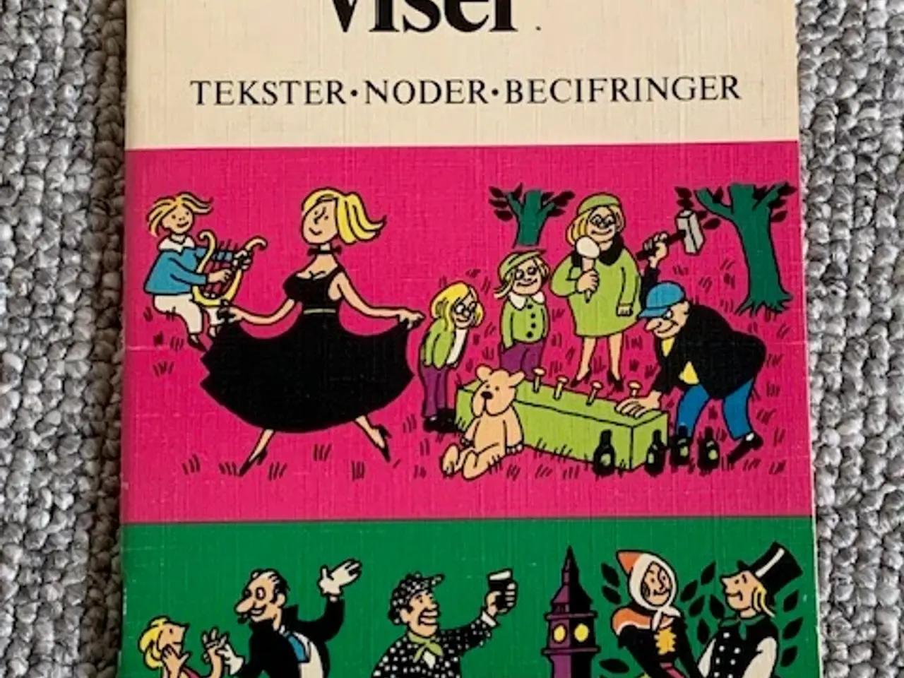 Billede 1 - 20 Lystige viser - tekster - noder - becifringer