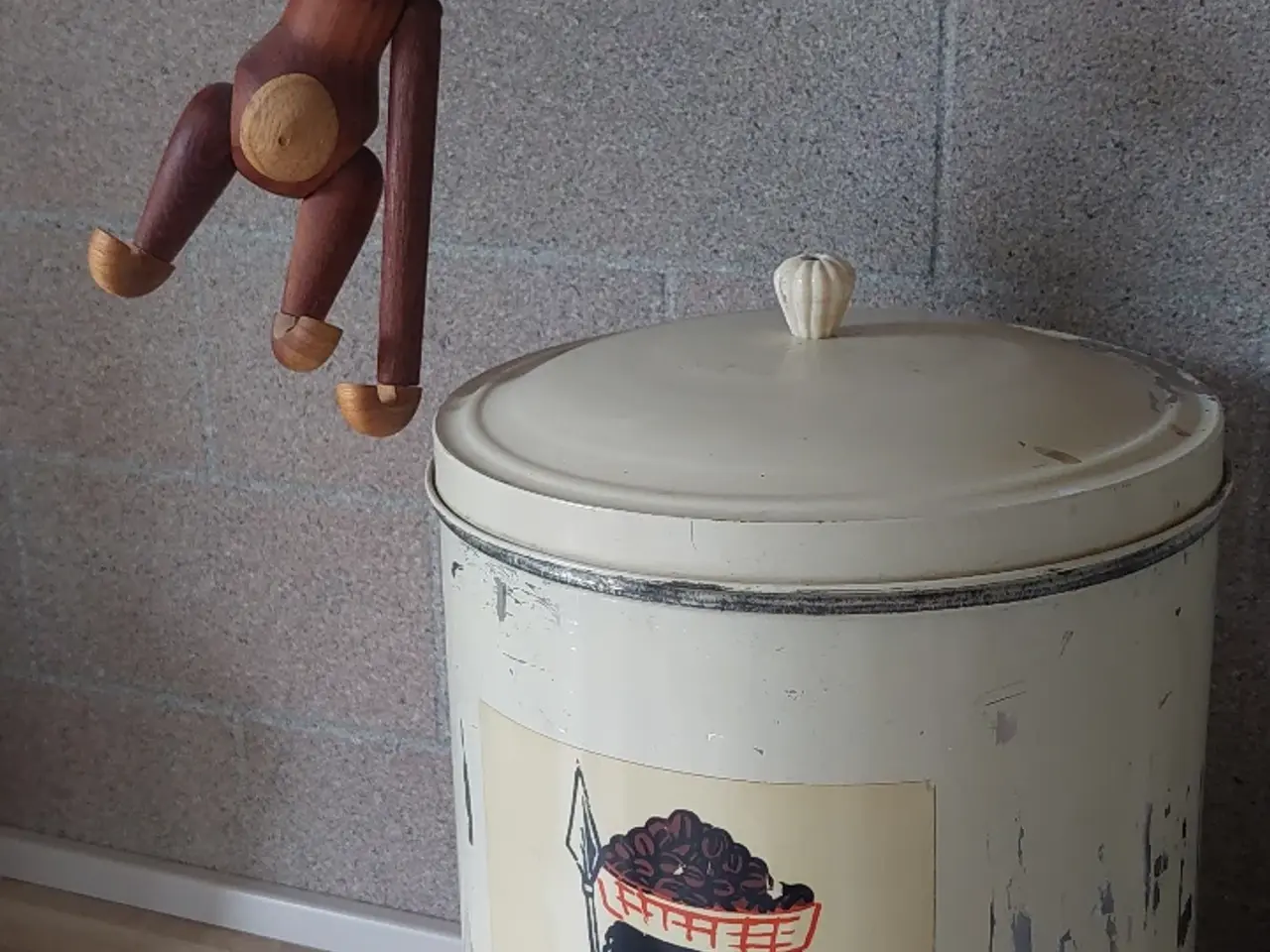 Billede 7 - Stor Antik Butikskaffedåse!!