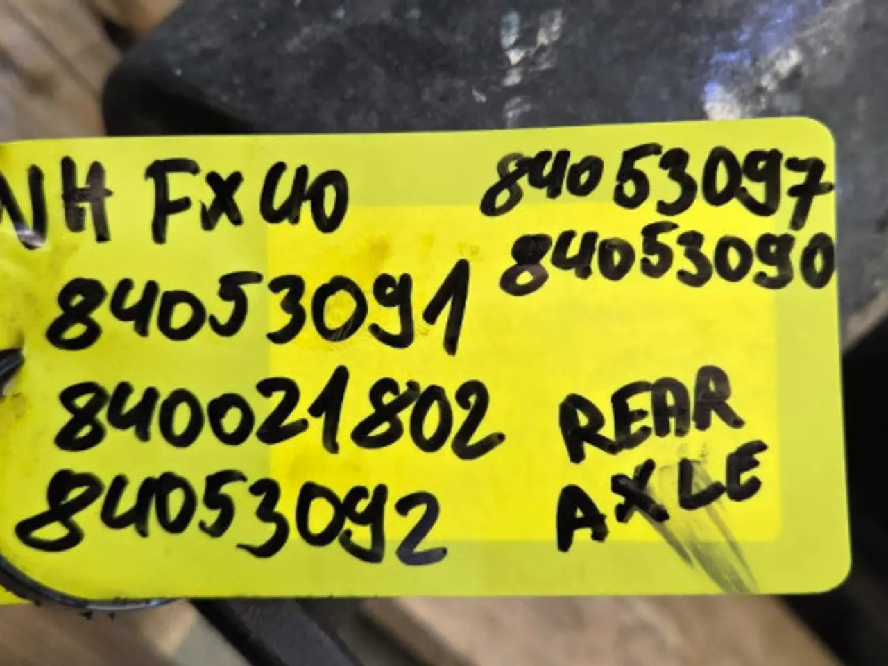 Billede 22 - New Holland FX40 Bagaksel 84053091