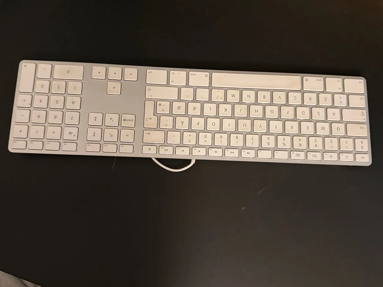 Billede 1 - Apple USB-tastatur m. numerisk, dansk – nr. 25