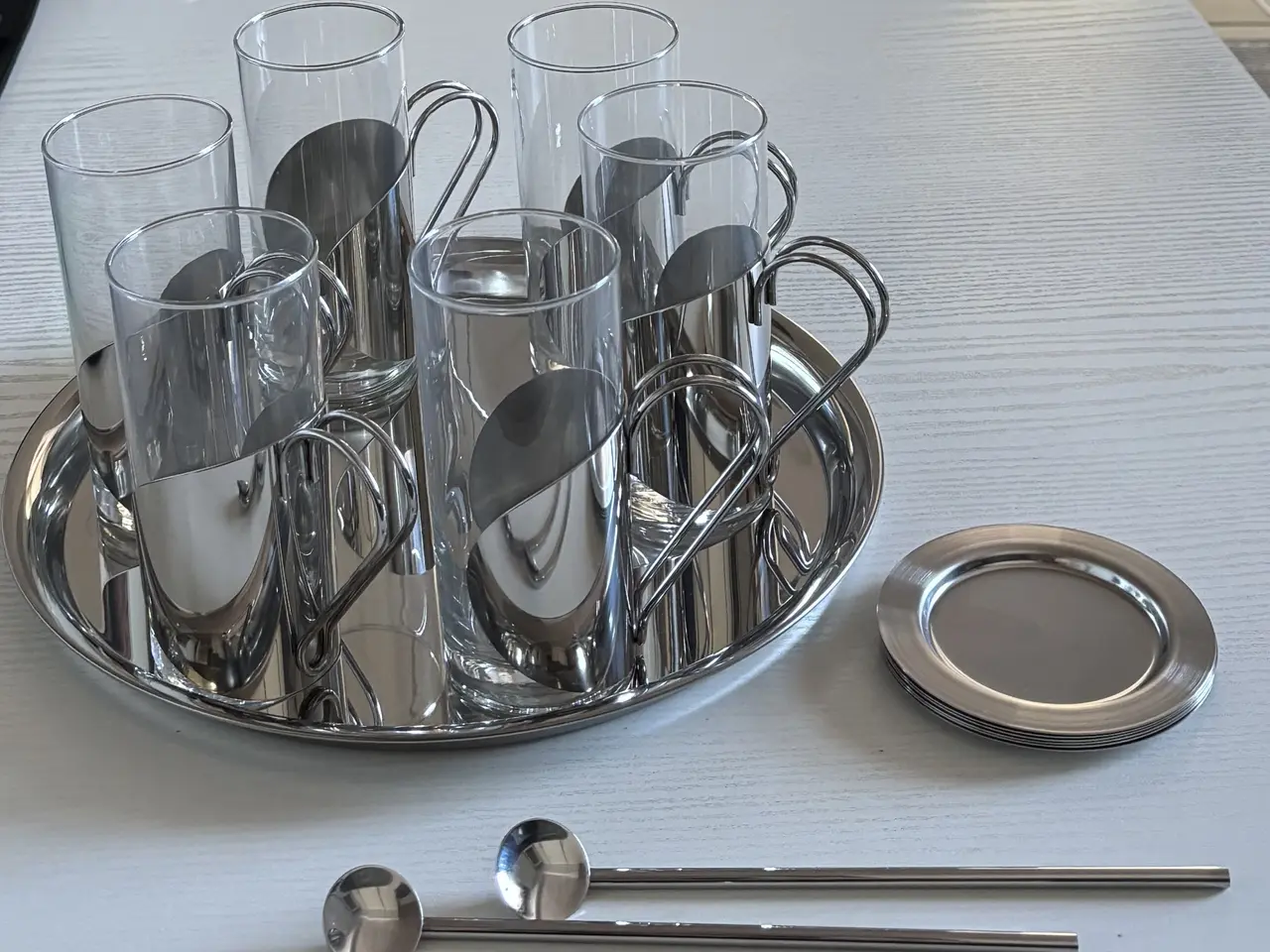 Billede 4 - Irish Coffee/kaffe sæt fra Menu, Danish Steel Hous