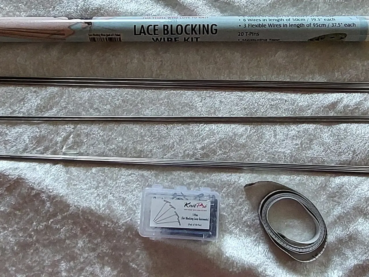 Billede 1 - Lace blocking wire kit