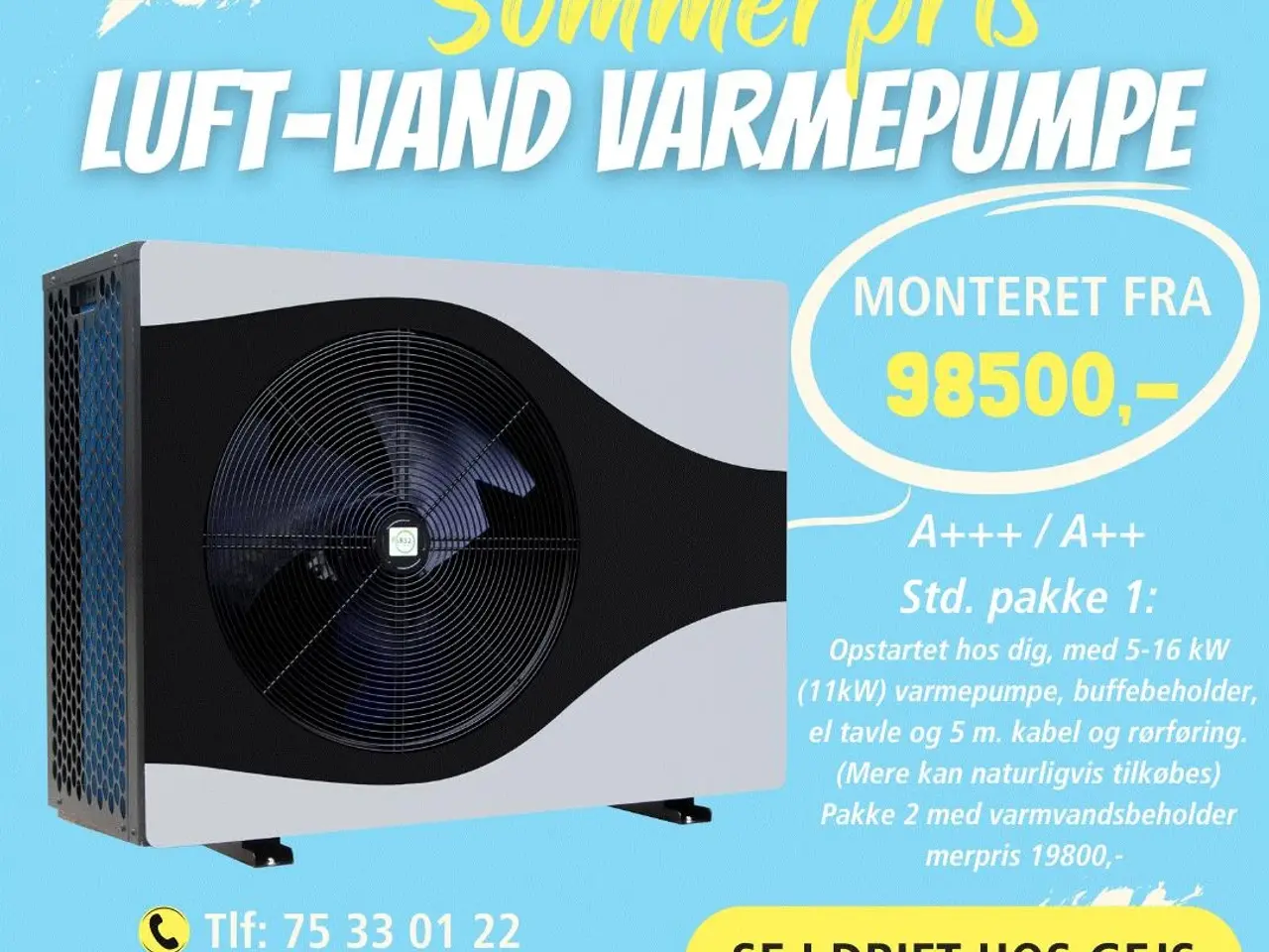 Billede 2 - Varmepumpe monteret