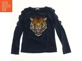 Langærmet bluse med tiger design fra Bluezoo (str. 152)