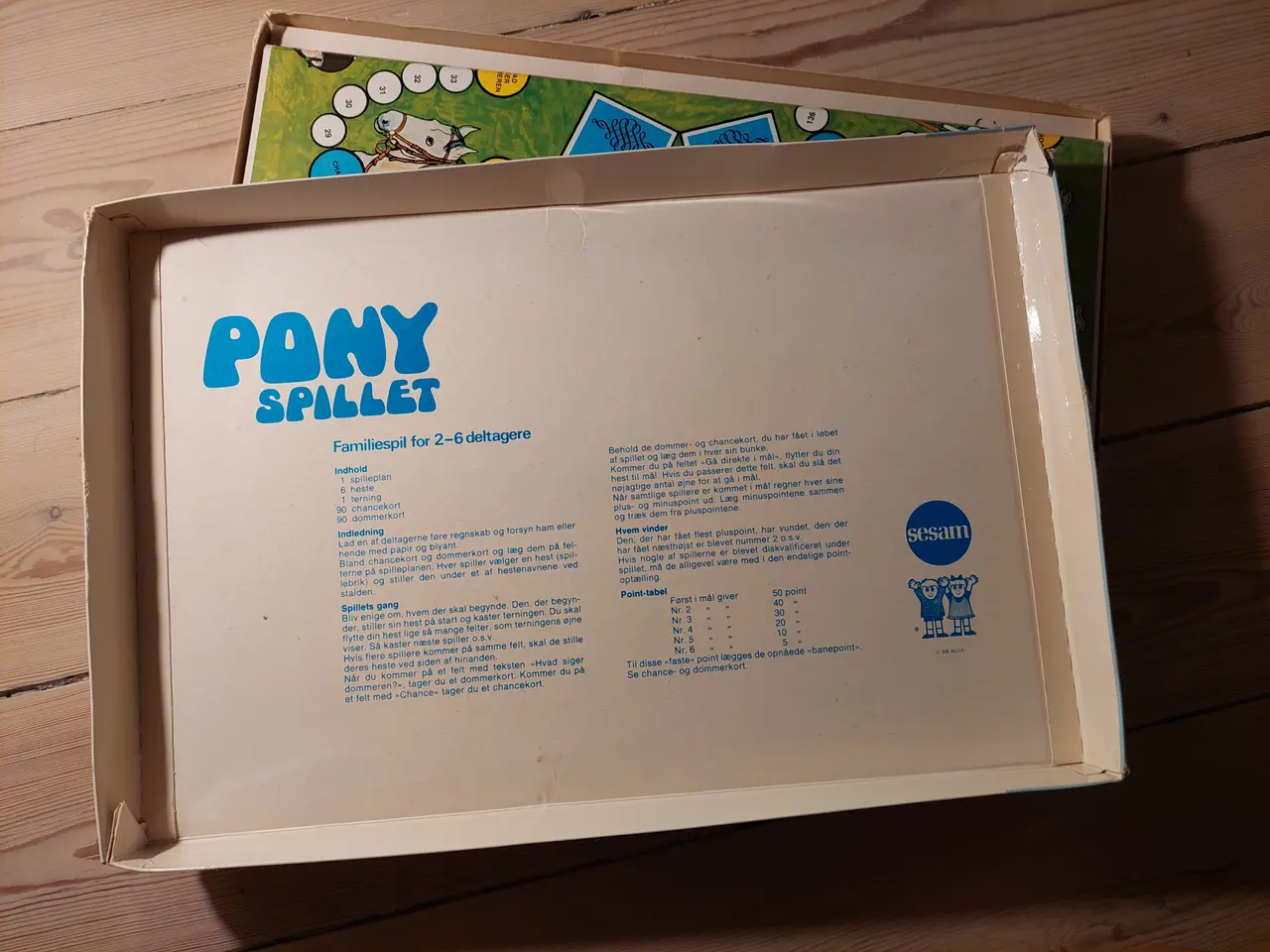 Billede 2 - Ponyspillet brætspil (Sesam retro)