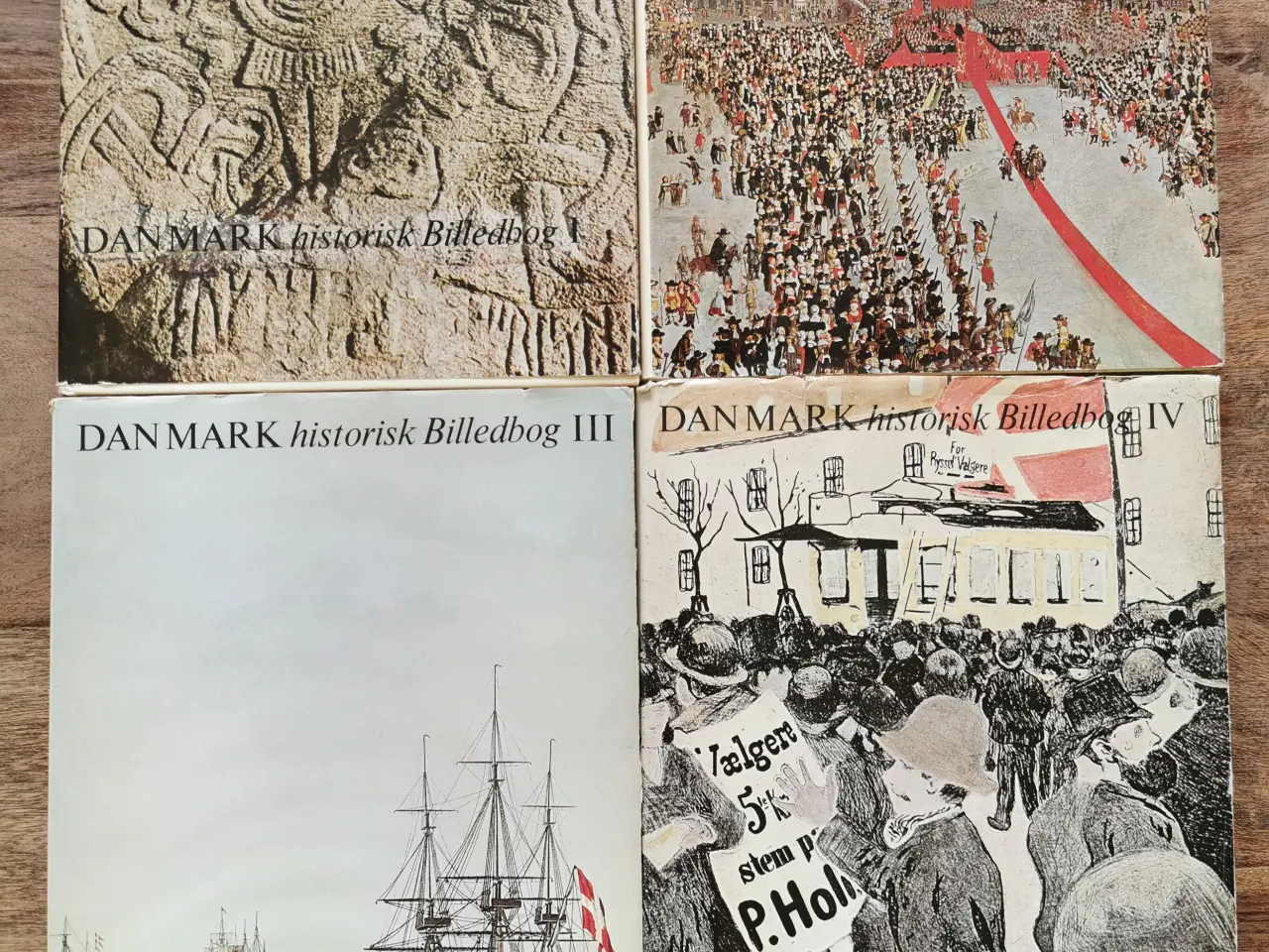 Billede 1 - Danmark historisk billedbog 1-4