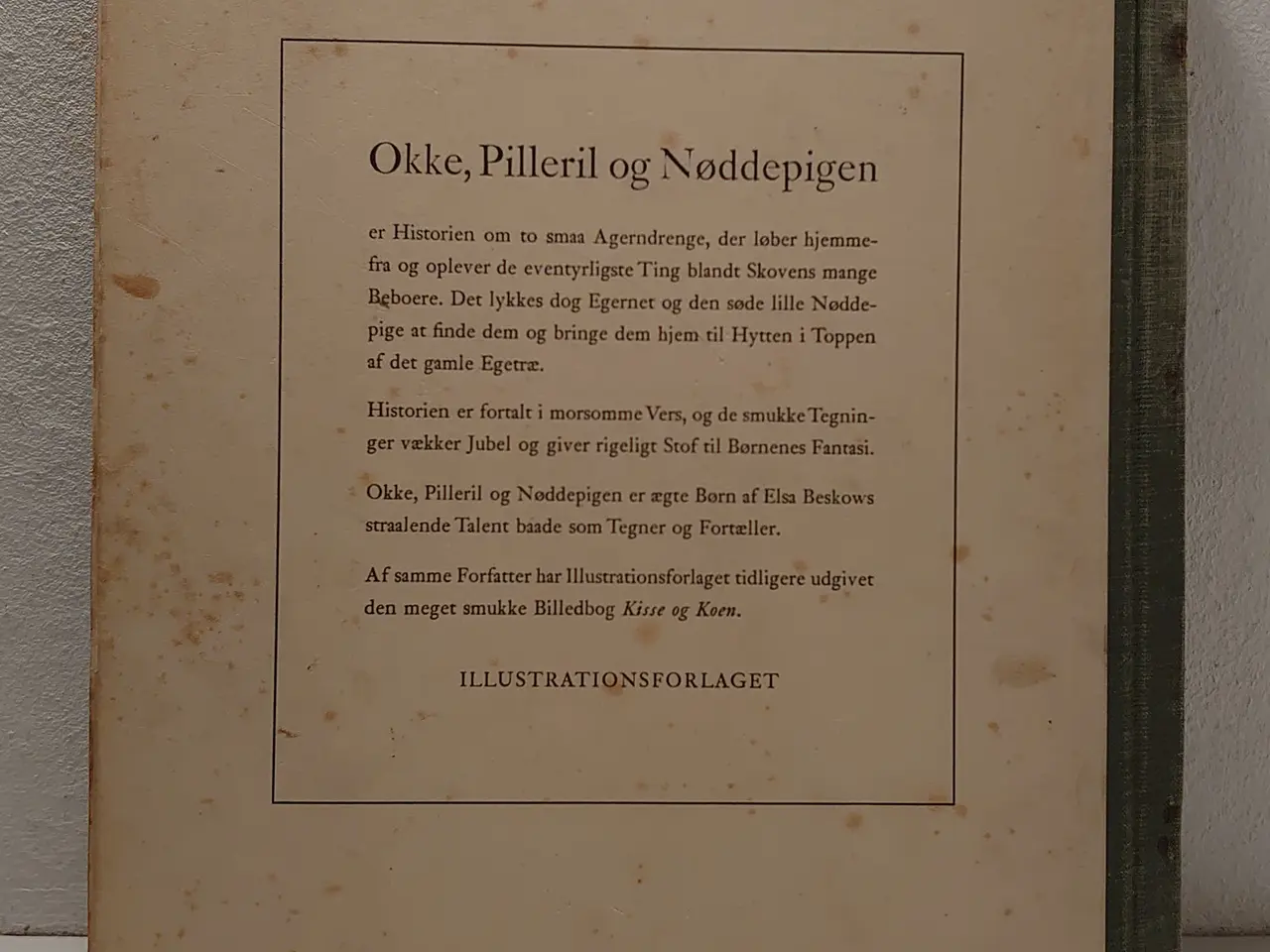 Billede 2 - Elsa Beskow: Okke, Pilleril og Nøddepigen.Udg.1946
