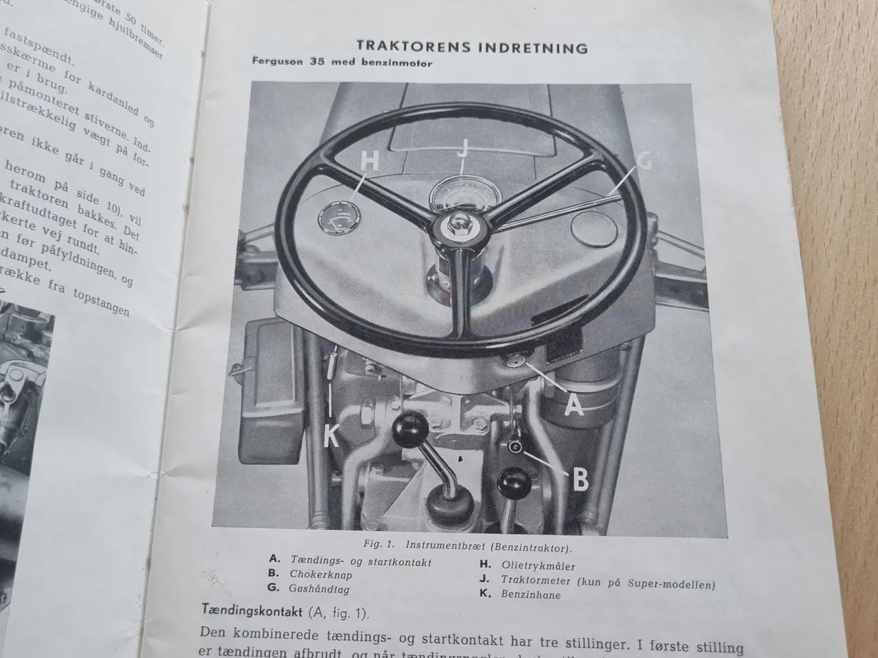 Billede 3 - Instruktionsbog Massey-Ferguson 35 Benzin