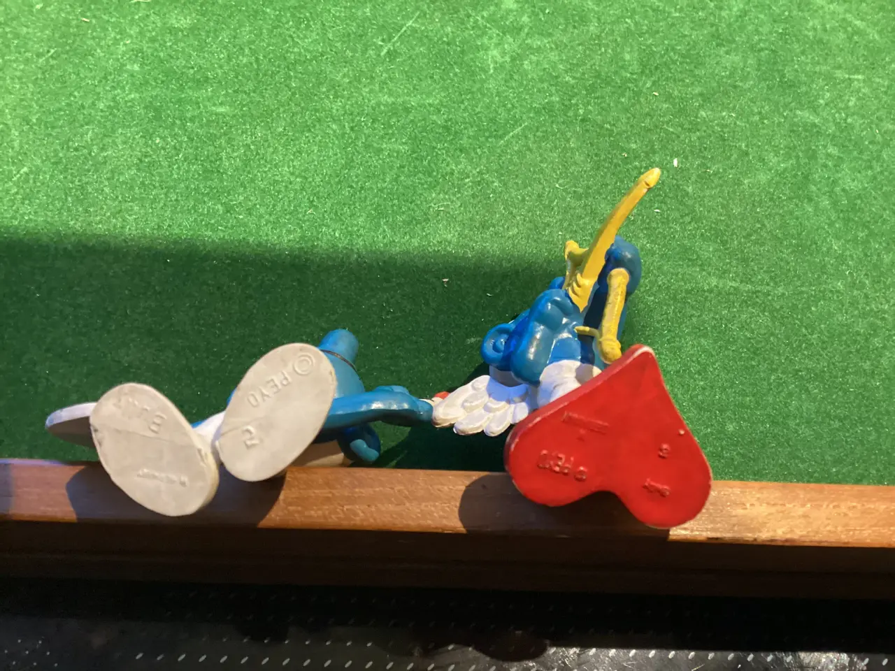 Billede 14 - Smølfer- bamse samt 6 små smølfefigurer
