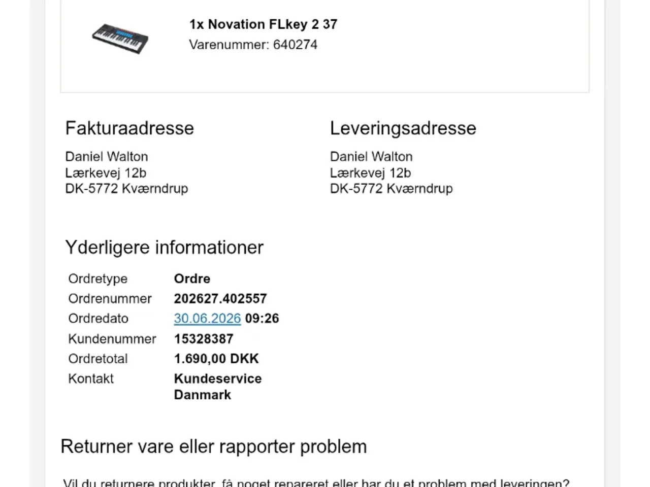 Billede 3 - Novation flkey 2 37 tangents midicontroller