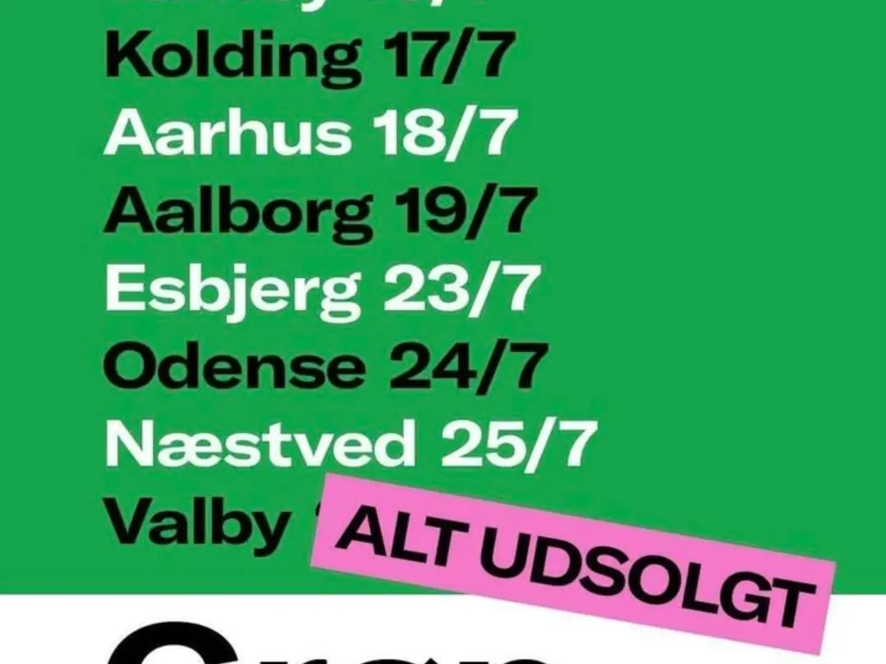 Billede 1 - SØGER 2 X Grøn koncert billetter Valby
