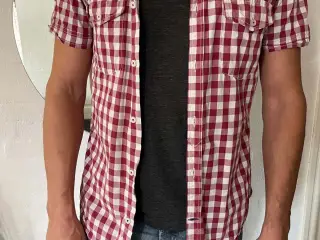 Jack & Jones ternet kortærmet skjorte L