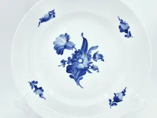 Blå Blomst Flettet Middagstallerken nr. 10-8097. sortering 2