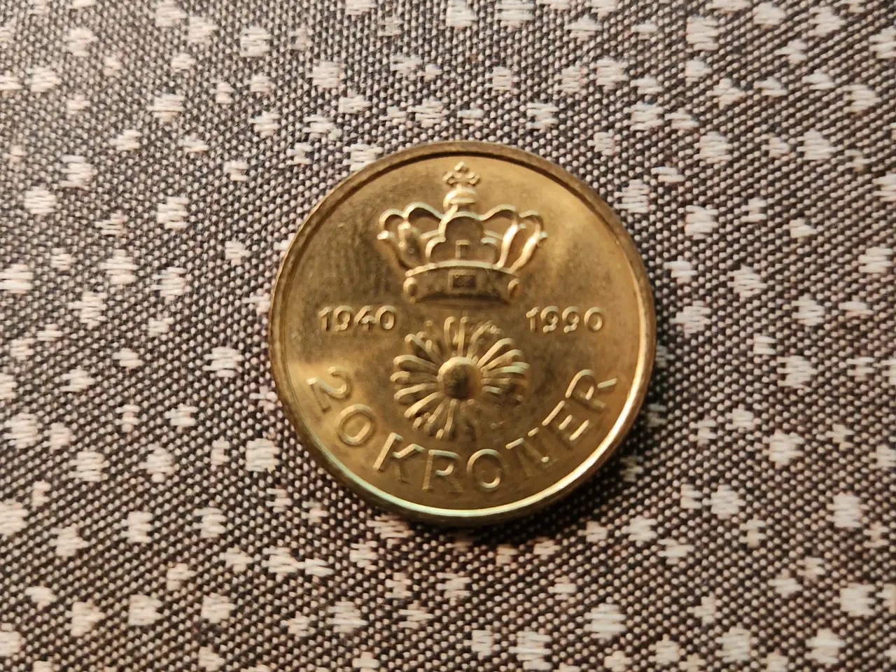 Billede 2 - Margrethe II 50 år 1940 - 1990 - 20 kr