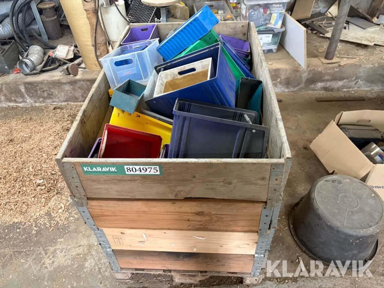 Billede 2 - Lot med plastikkasser - 1 palle