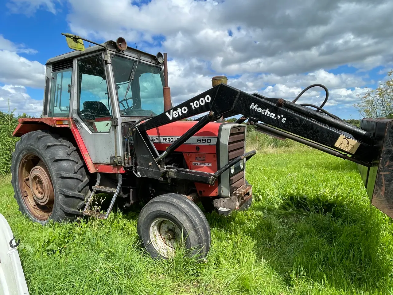 Billede 2 - Massey Ferguson 690 med VETO 1000 frontlæsser