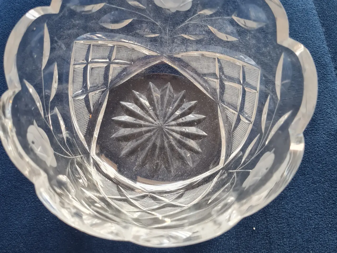 Billede 1 - Fin klar Glas skål