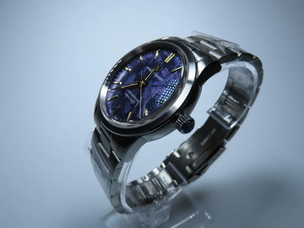 Billede 4 - Pagani Design herreur med blå textured skive