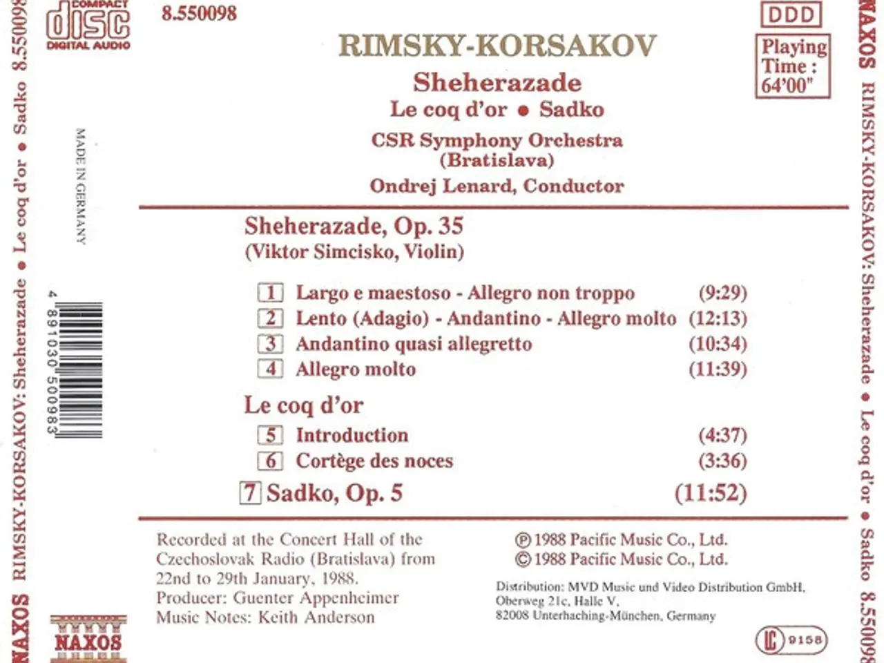 Billede 2 - Rimsky-Korsakov*, CSR… – Sheherazade – CD