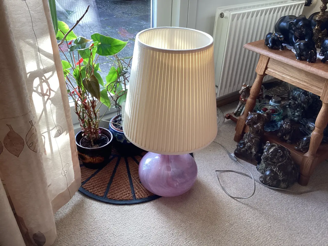 Billede 1 - Holmegårds gulvlampe glas