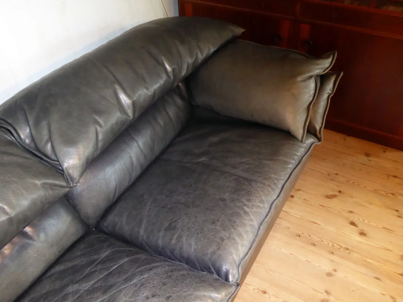 Billede 2 - Original N. Eilersen 2 1/2 person Monza lædersofa