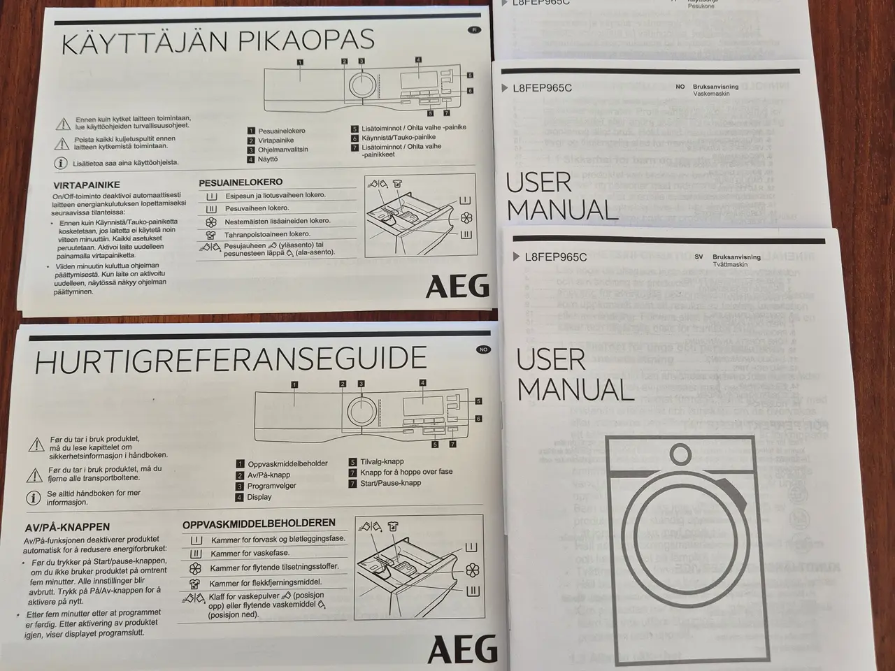 Billede 7 - AEG vaskemaskine L8FEP965C 
