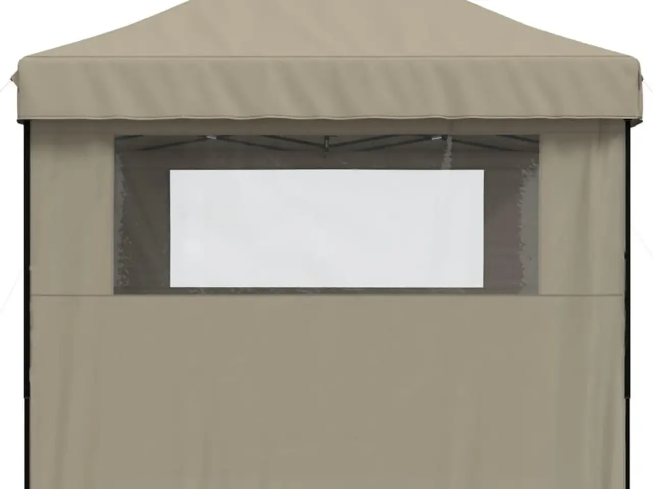 Billede 4 - Foldbart pop up-festtelt med 3 sidevægge - gråbrun 440 × 292 cm