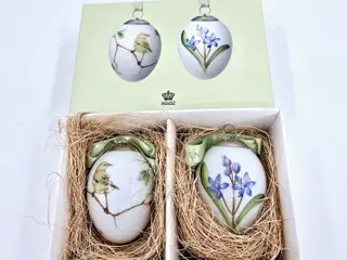 Royal Copenhagen Påskeæg Skilla & Gulbug 2018. Sortering 1