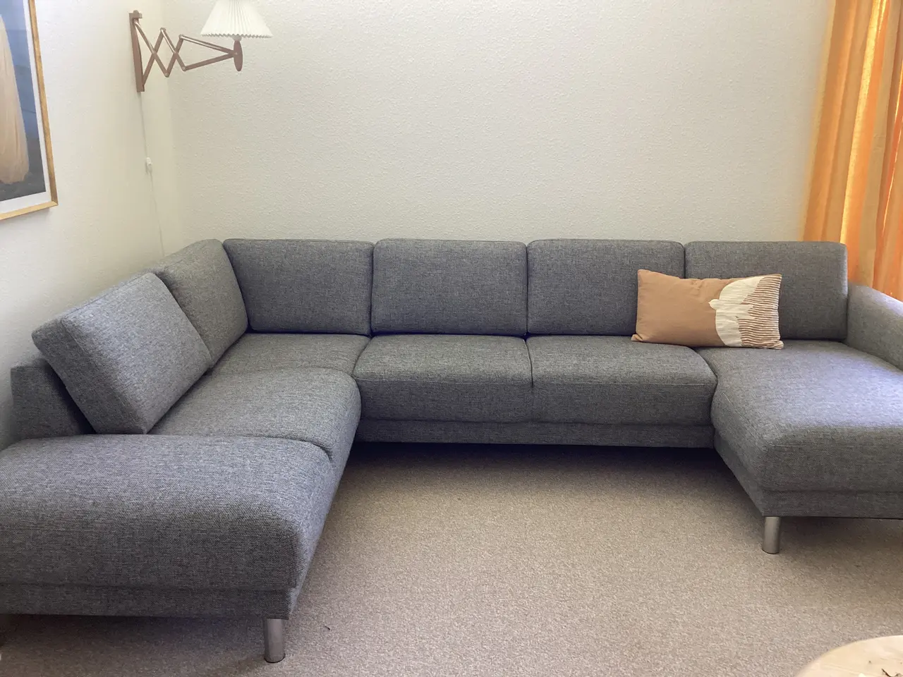 Billede 1 - Cleveland sofa med og chaiselong og pufafslutning
