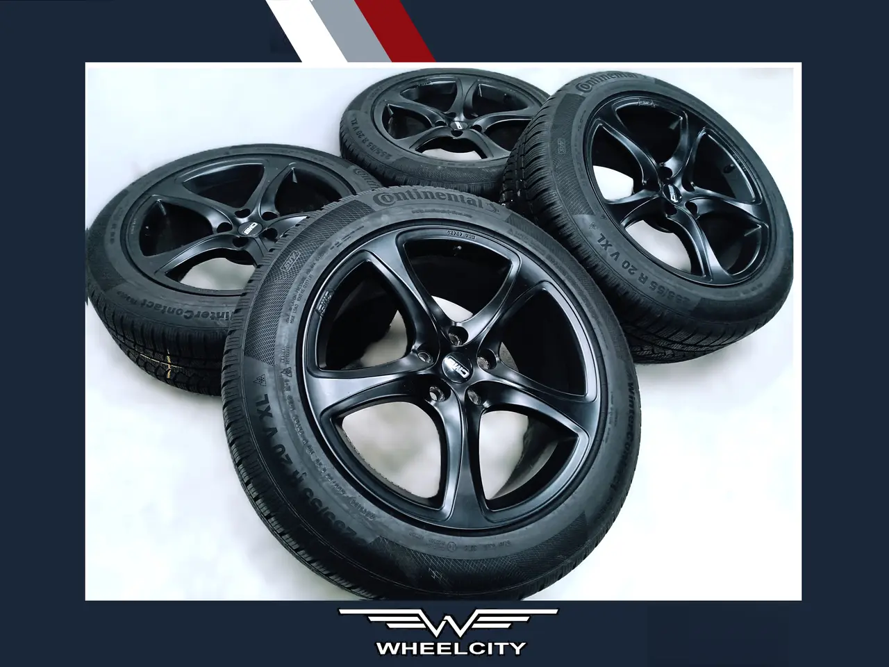 Billede 1 - 5x120 20" ET45 nav 72,6ø Land Rover vinterdæk