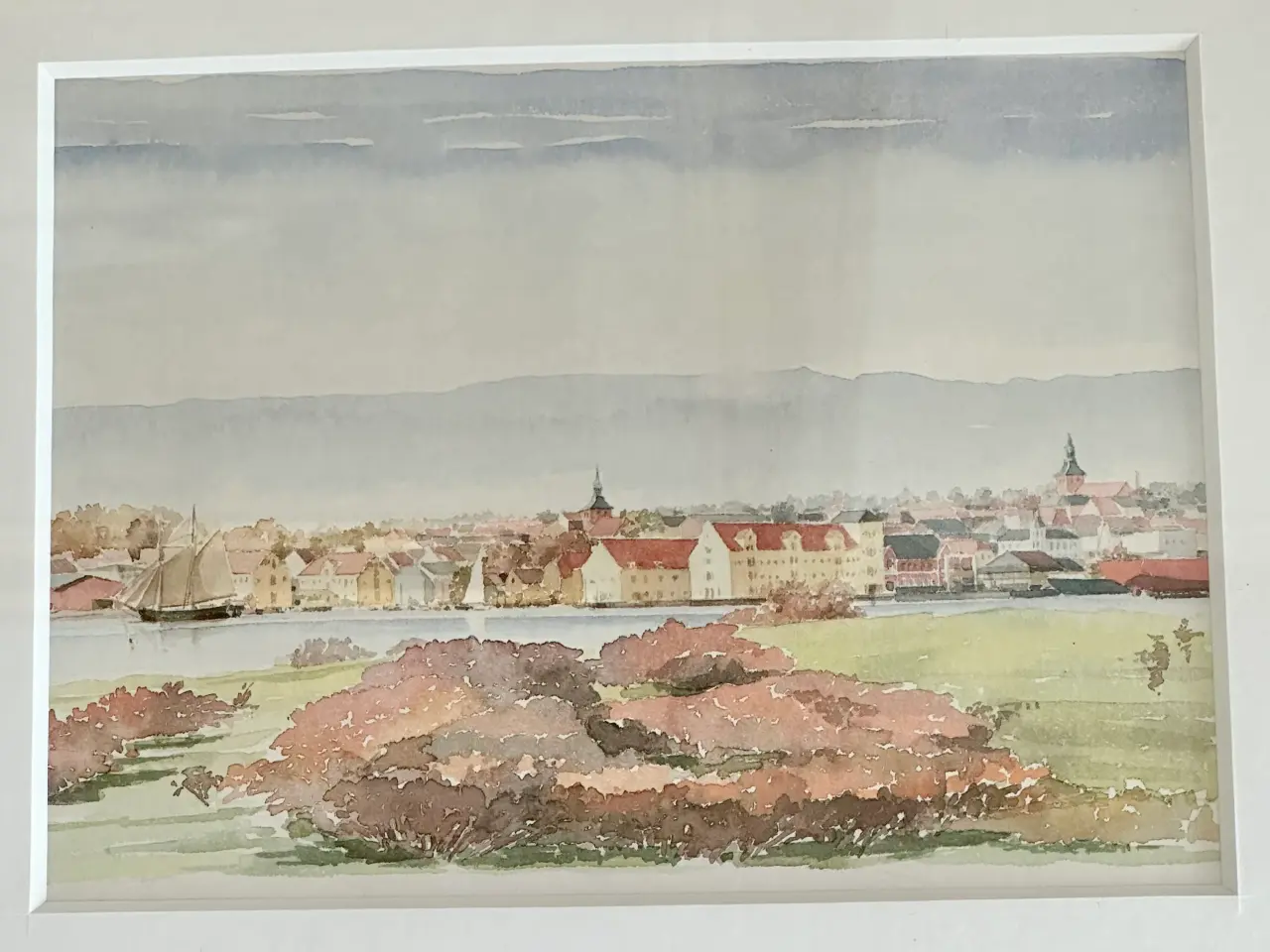 Billede 4 - Tryk af akvarel og souvenir- reproduktion sælges
