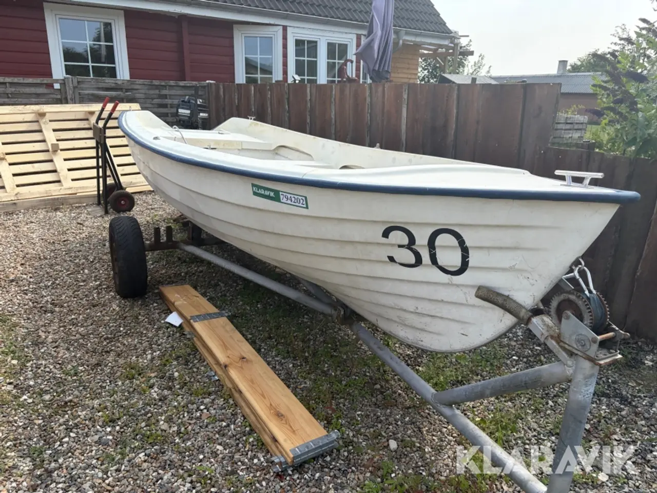 Billede 3 - Jolle Ryds-460 motor og vogn medfølger
