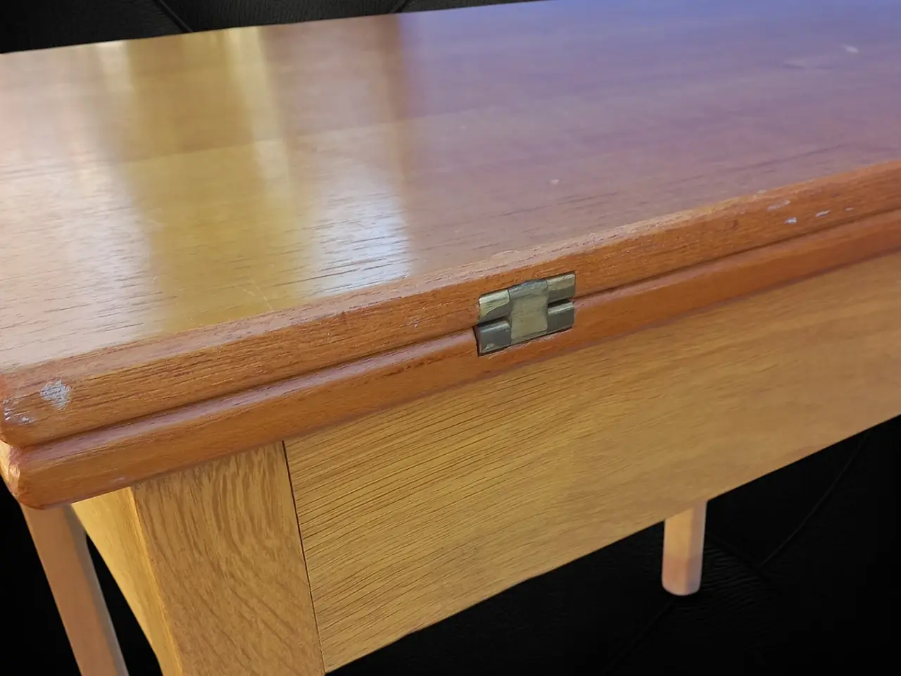 Billede 7 - Nedsat multifunktionsbord i teak/eg