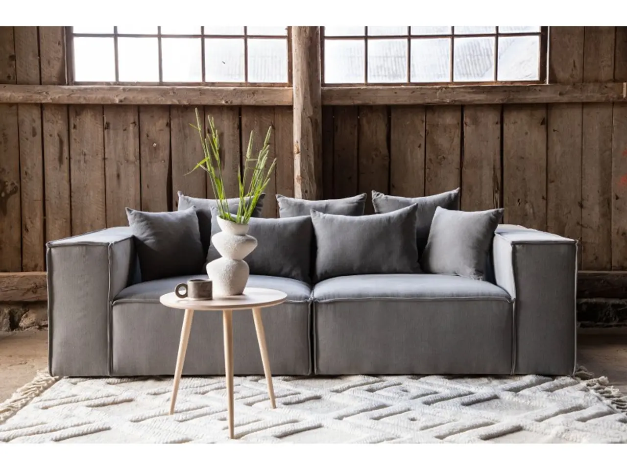 Billede 16 - Gillholmen 3 personers sofa  - Grå stof