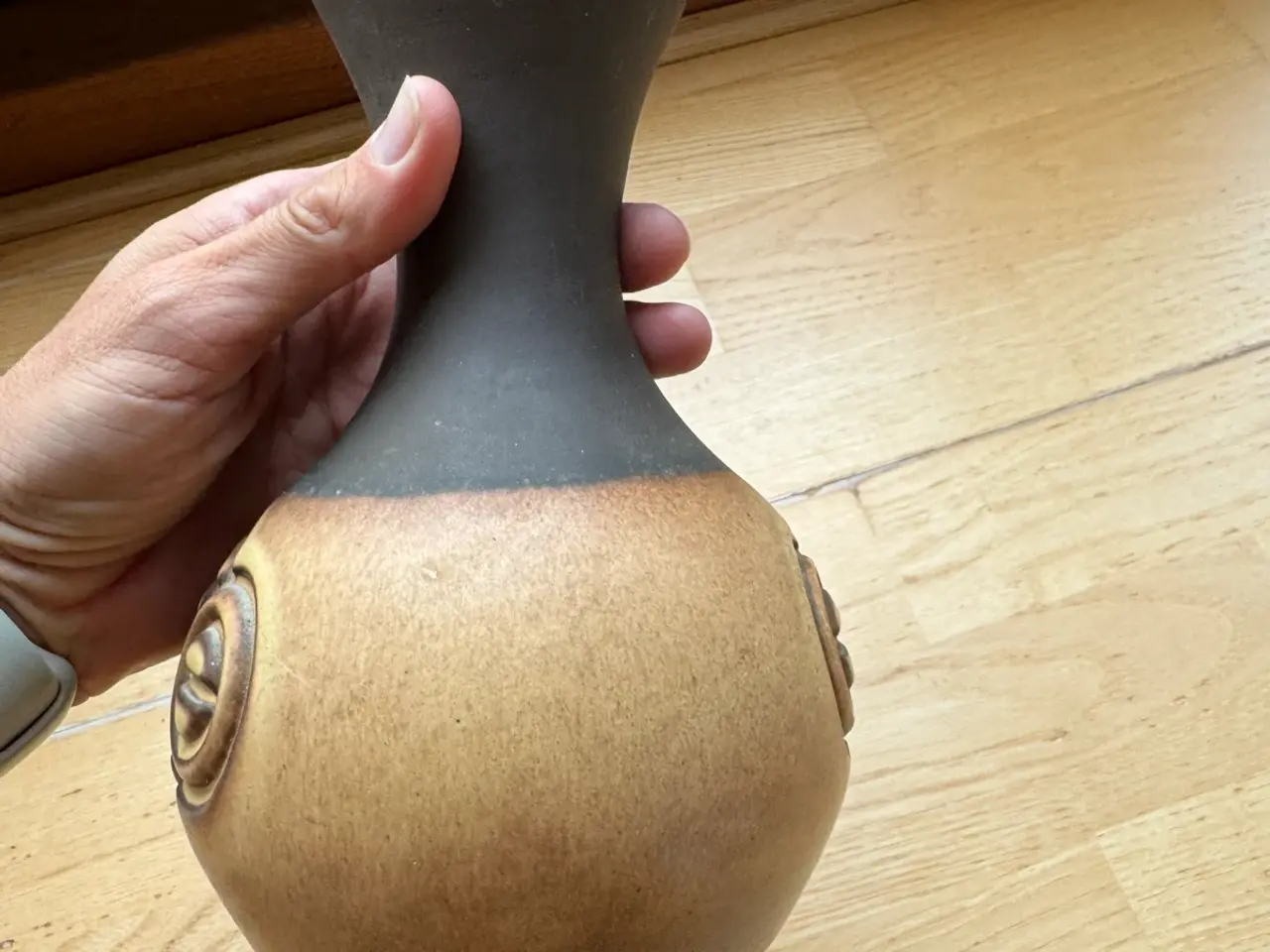 Billede 3 - Frank keramik vase brun