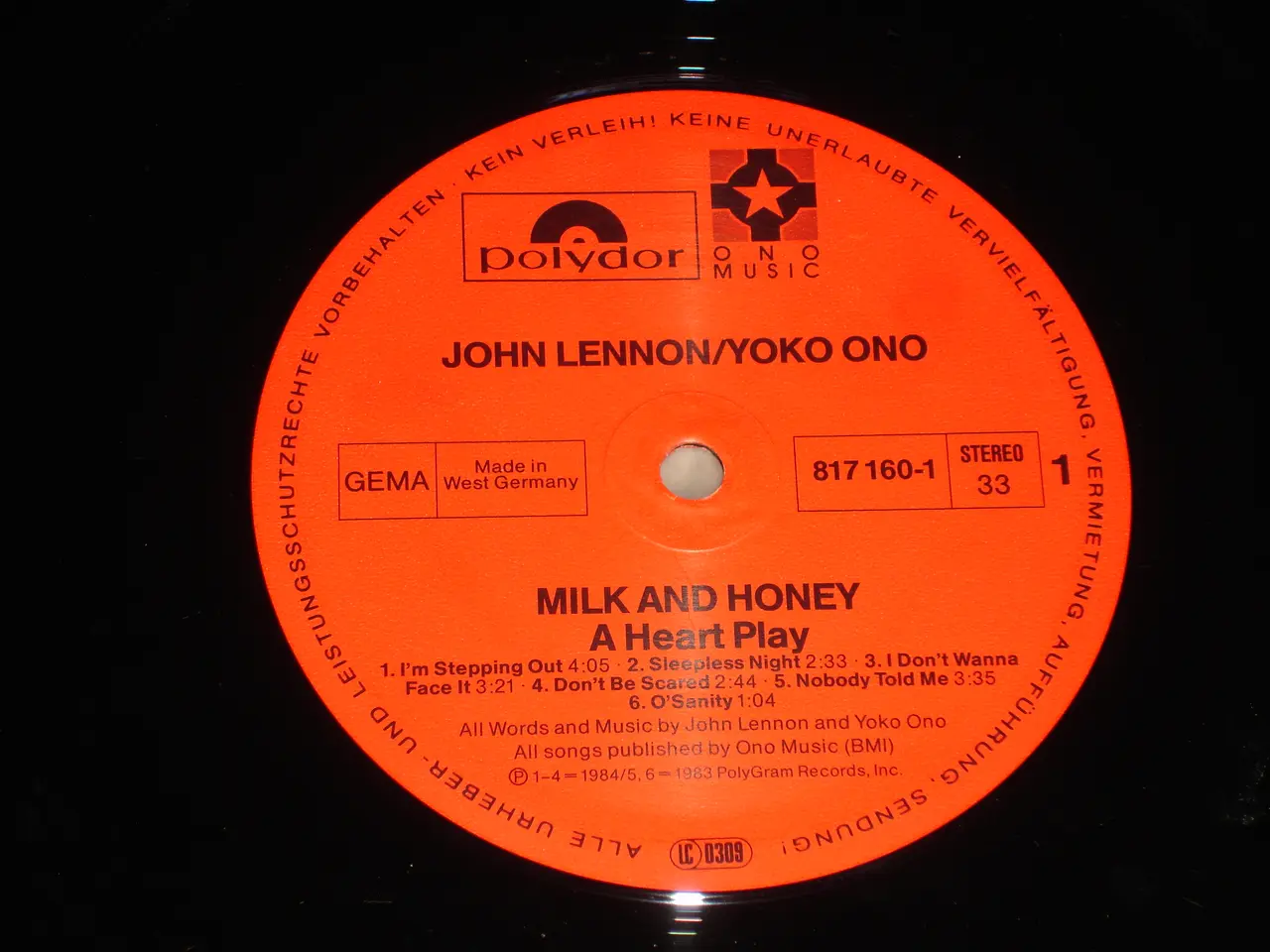 Billede 4 - John Lennon & Yoko Ono – Milk And Honey