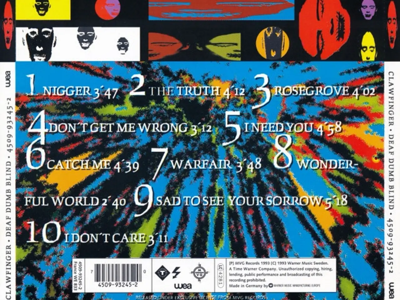 Billede 2 - Clawfinger – Deaf Dumb Blind – CD