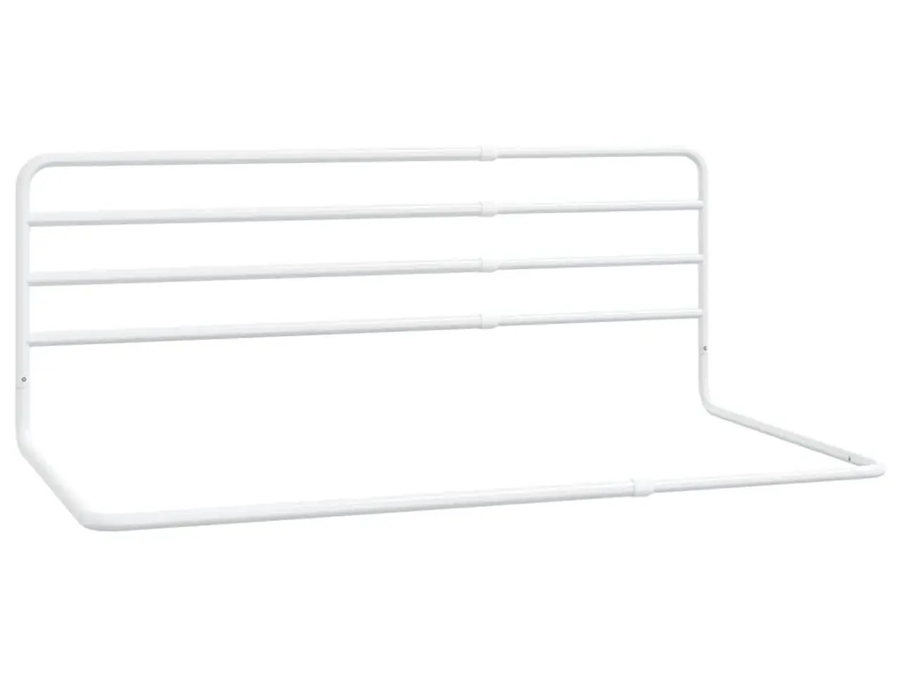 Billede 2 - Sengehest til børneseng (76-137)x55 cm jern hvid