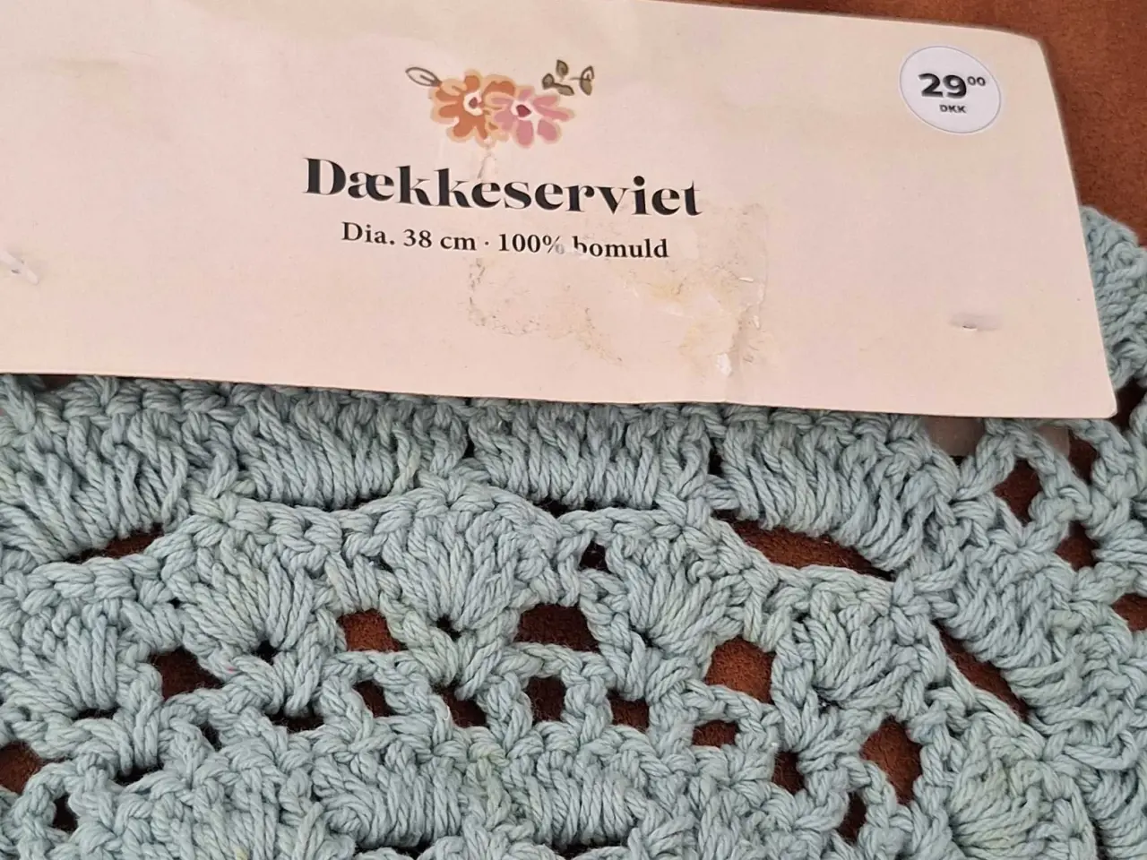 Billede 2 - Rund dækkeserviet