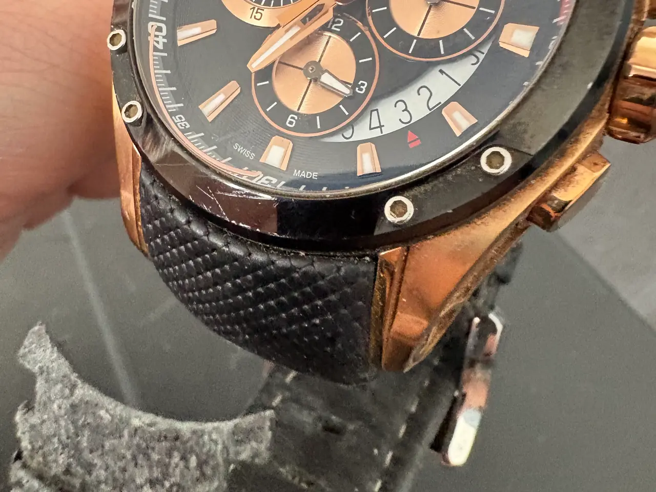 Billede 2 - Jaguar Special Edition herreur med sort læderrem
