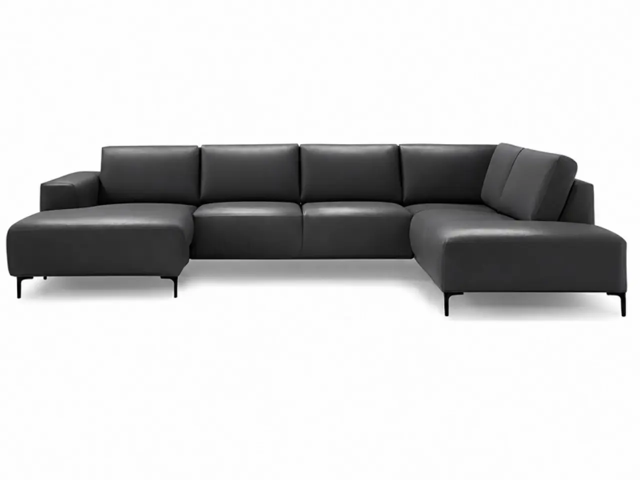 Billede 5 - Hjort Knudsen Copenhagen Læder U-sofa - Venstrevendt
