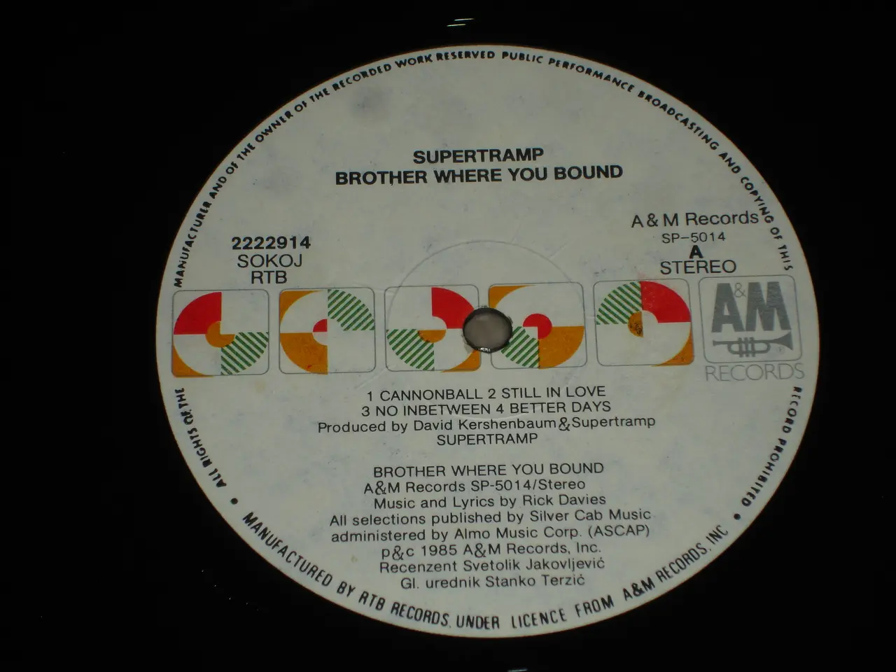 Billede 4 - (Sender gerne) Supertramp – Brother Where You Boun