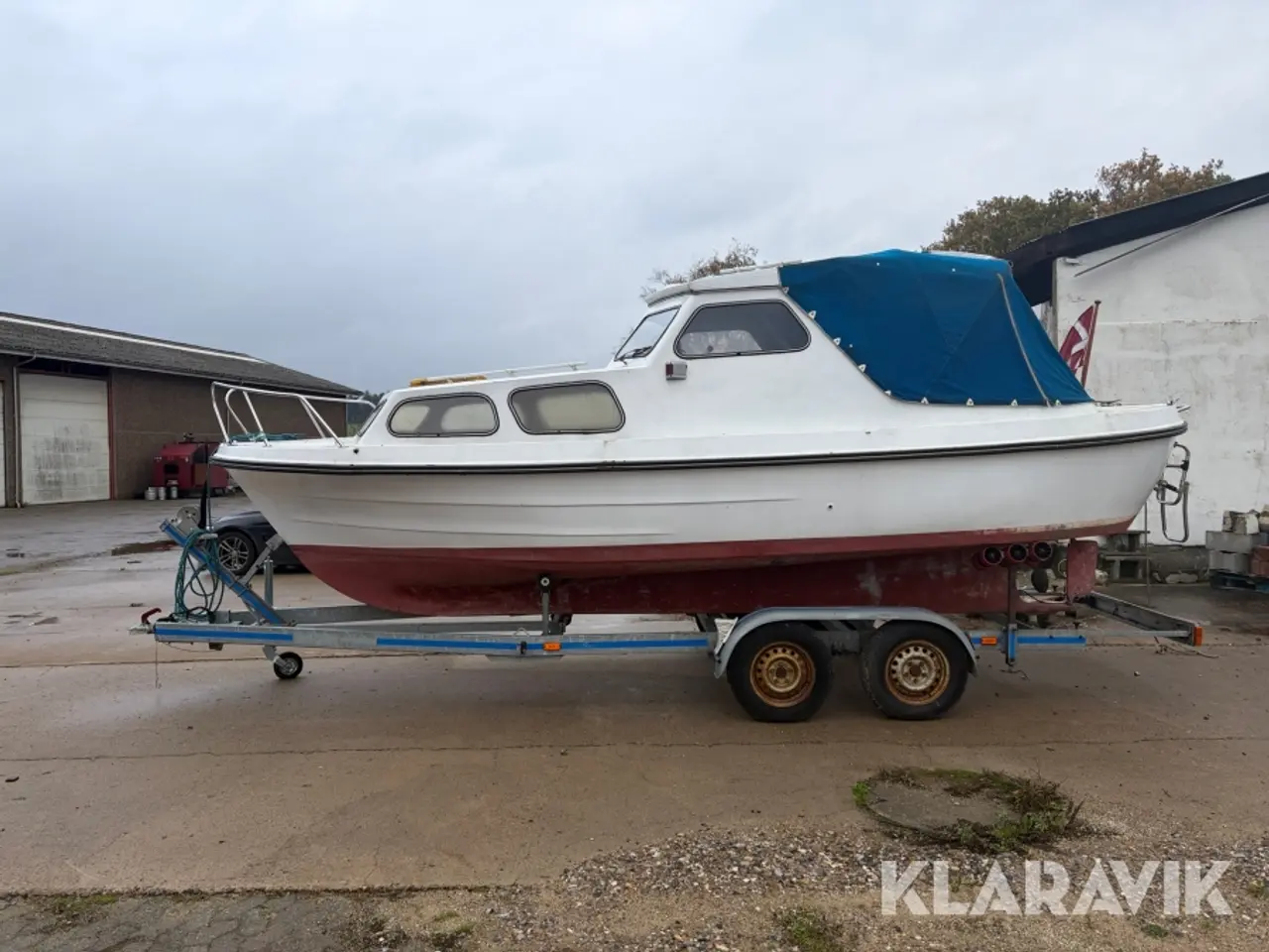 Billede 2 - Kabinebåd + trailer Myra 22 fod med 2000 tons trailer
