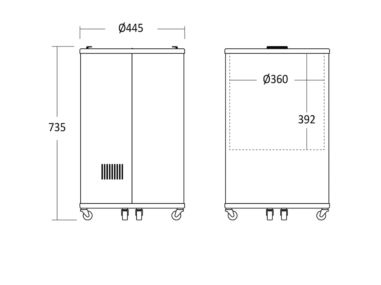 Billede 2 - Tøndekøler 40 Liter – TK 42 BE