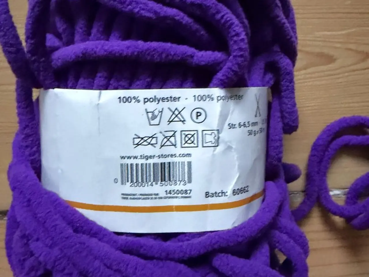 Billede 3 - Chenille-garn. 450 gram.