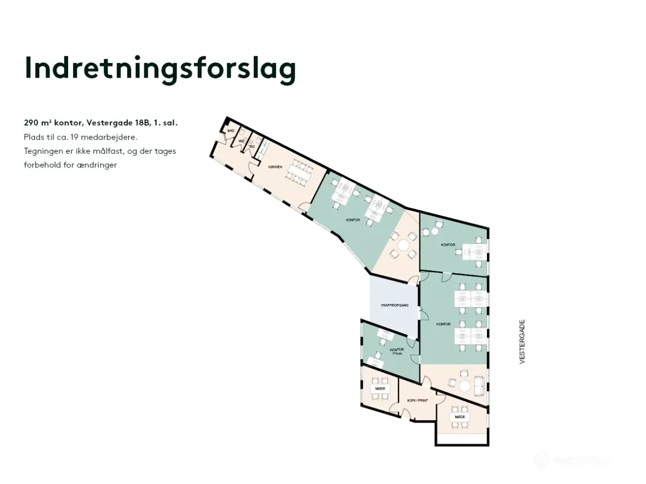 Billede 13 - Lyst og højloftet lejemål på 290 m² i Latinerkvarteret