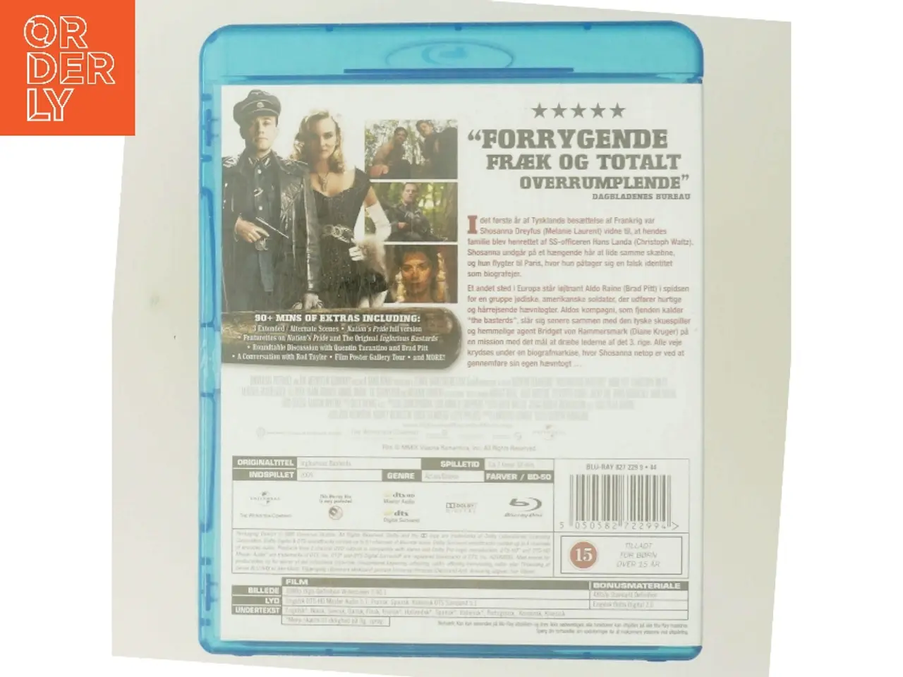 Billede 3 - Inglourious Basterds med Brad Pitt (DVD)