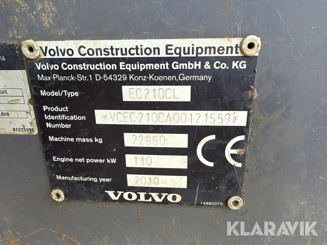 Billede 5 - Gravemaskine Volvo EC210CL