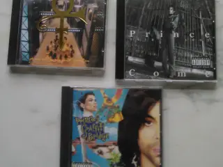 PRINCE: 3 titler – Stk. 25 kr. -Alle 50 kr.